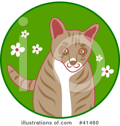 Royalty-Free (RF) Cat Clipart Illustration by Prawny - Stock Sample #41460