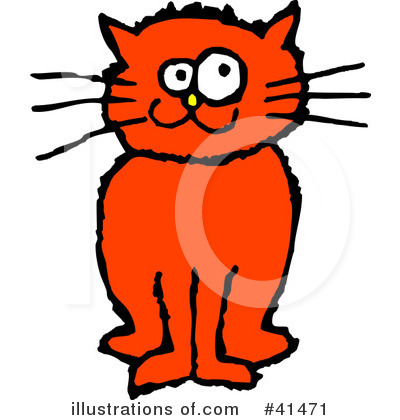Royalty-Free (RF) Cat Clipart Illustration by Prawny - Stock Sample #41471