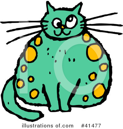 Royalty-Free (RF) Cat Clipart Illustration by Prawny - Stock Sample #41477