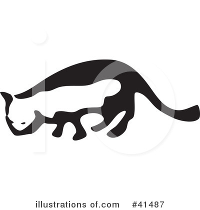 Royalty-Free (RF) Cat Clipart Illustration by Prawny - Stock Sample #41487