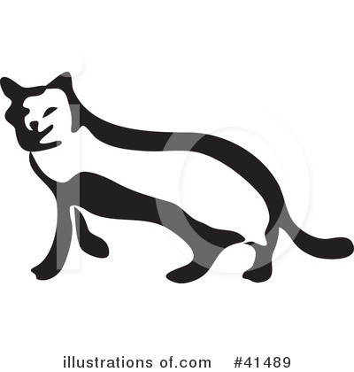 Royalty-Free (RF) Cat Clipart Illustration by Prawny - Stock Sample #41489