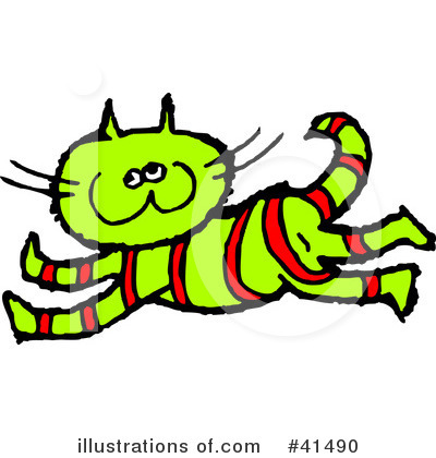Royalty-Free (RF) Cat Clipart Illustration by Prawny - Stock Sample #41490