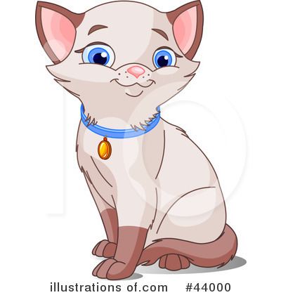 Royalty-Free (RF) Cat Clipart Illustration by Pushkin - Stock Sample #44000