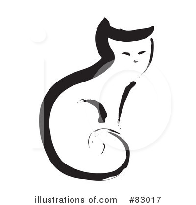 Royalty-Free (RF) Cat Clipart Illustration by xunantunich - Stock Sample #83017