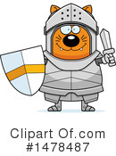 Cat Knight Clipart #1478487 by Cory Thoman
