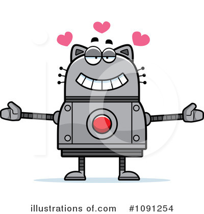Cat Robot Clipart #1091254 by Cory Thoman