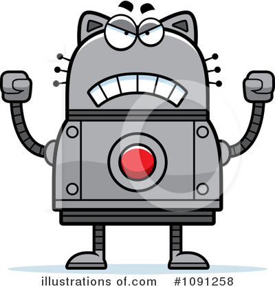 Cat Robot Clipart #1091258 by Cory Thoman