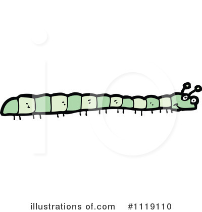 Royalty-Free (RF) Caterpillar Clipart Illustration by lineartestpilot - Stock Sample #1119110