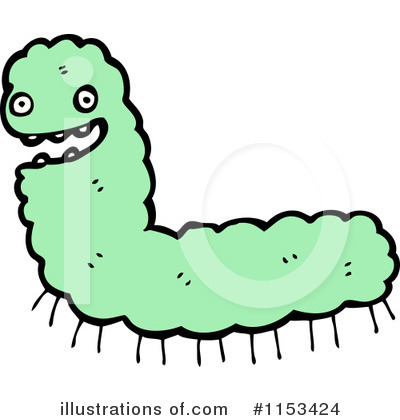 Royalty-Free (RF) Caterpillar Clipart Illustration by lineartestpilot - Stock Sample #1153424