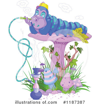 Royalty-Free (RF) Caterpillar Clipart Illustration by Pushkin - Stock Sample #1187387