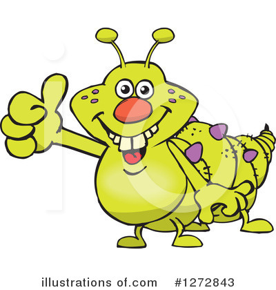 Caterpillar Clipart #1272843 by Dennis Holmes Designs