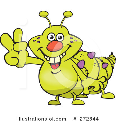 Royalty-Free (RF) Caterpillar Clipart Illustration by Dennis Holmes Designs - Stock Sample #1272844