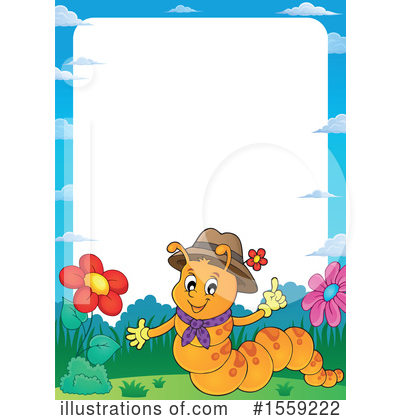 Royalty-Free (RF) Caterpillar Clipart Illustration by visekart - Stock Sample #1559222
