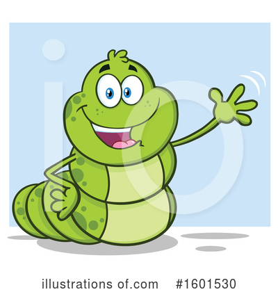 Royalty-Free (RF) Caterpillar Clipart Illustration by Hit Toon - Stock Sample #1601530
