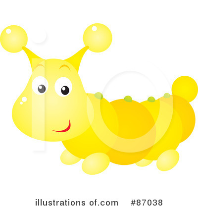 Royalty-Free (RF) Caterpillar Clipart Illustration by Alex Bannykh - Stock Sample #87038