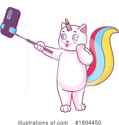 Royalty-Free (RF) Caticorn Clipart Illustration by Vector Tradition SM - Stock Sample #1804450