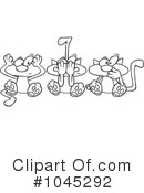 Cats Clipart #1045292 by toonaday