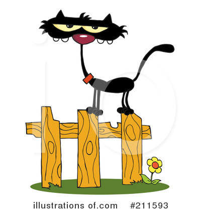 Royalty-Free (RF) Cats Clipart Illustration by Hit Toon - Stock Sample #211593