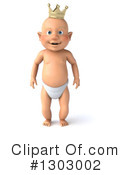 Caucasian Baby Clipart #1303002 by Julos