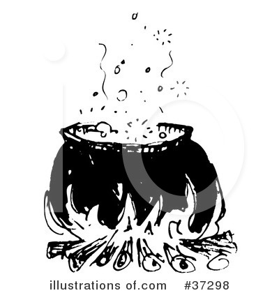 Royalty-Free (RF) Cauldron Clipart Illustration by Andy Nortnik - Stock Sample #37298