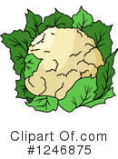 Cauliflower Clipart #1246875 by Vector Tradition SM