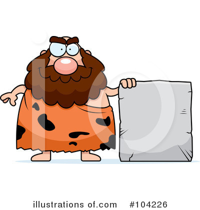 Royalty-Free (RF) Caveman Clipart Illustration by Cory Thoman - Stock Sample #104226