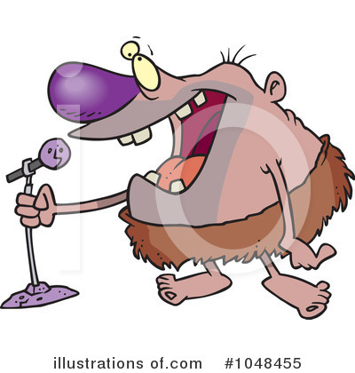 Royalty-Free (RF) Caveman Clipart Illustration by toonaday - Stock Sample #1048455