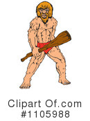 Caveman Clipart #1105988 by patrimonio