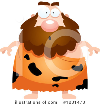 Royalty-Free (RF) Caveman Clipart Illustration by Cory Thoman - Stock Sample #1231473