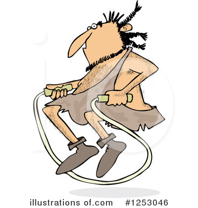Royalty-Free (RF) Caveman Clipart Illustration by djart - Stock Sample #1253046