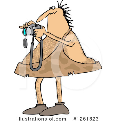Royalty-Free (RF) Caveman Clipart Illustration by djart - Stock Sample #1261823