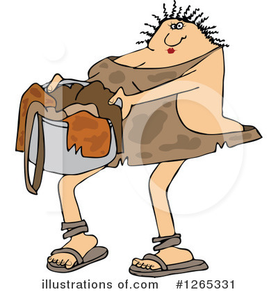 Royalty-Free (RF) Caveman Clipart Illustration by djart - Stock Sample #1265331