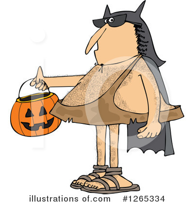 Royalty-Free (RF) Caveman Clipart Illustration by djart - Stock Sample #1265334