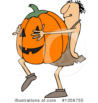 Halloween Pumpkin Clipart #1356755 by djart