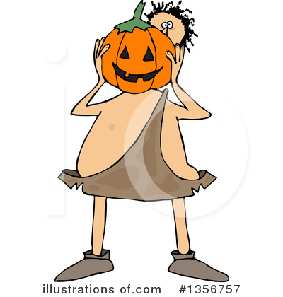 Halloween Pumpkin Clipart #1356757 by djart