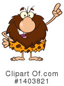Caveman Clipart #1403821 by Hit Toon