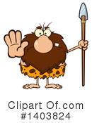 Caveman Clipart #1403824 by Hit Toon