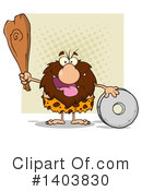 Caveman Clipart #1403830 by Hit Toon