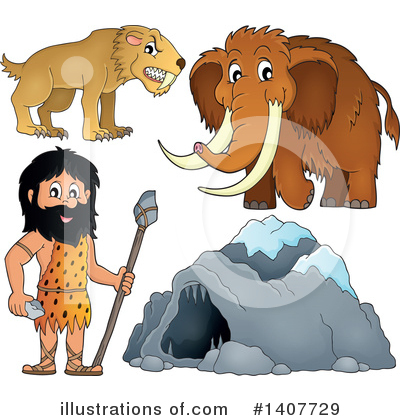 Woolly Mammoth Clipart #1407729 by visekart