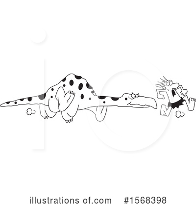 Dinosaur Clipart #1568398 by Johnny Sajem