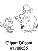 Caveman Clipart #1706635 by Hit Toon