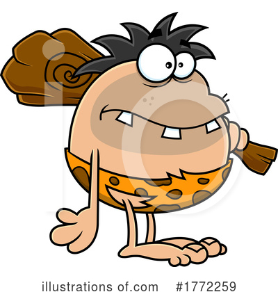 Caveman Clipart #1772259 by Hit Toon