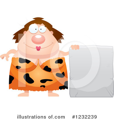 Cave Woman Clipart #1232239 by Cory Thoman
