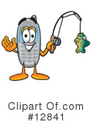 Cell Phone Character Clipart #12841 by Mascot Junction