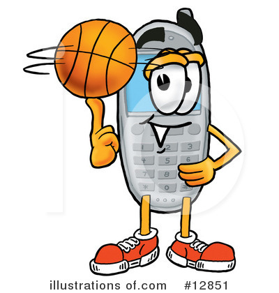 Basketball Clipart #12851 by Mascot Junction