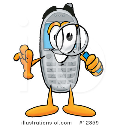 Magnifying Glass Clipart #12859 by Mascot Junction