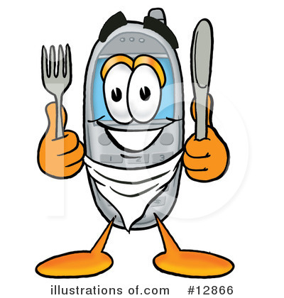 Silverware Clipart #12866 by Mascot Junction