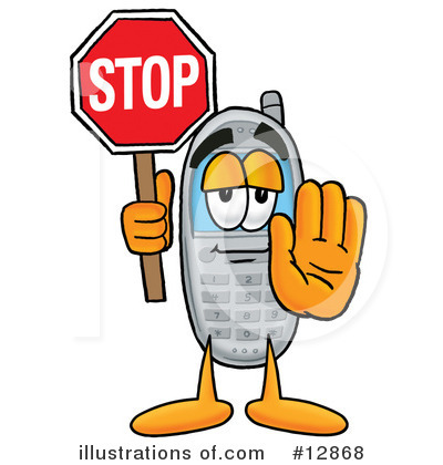 Stop Sign Clipart #12868 by Mascot Junction