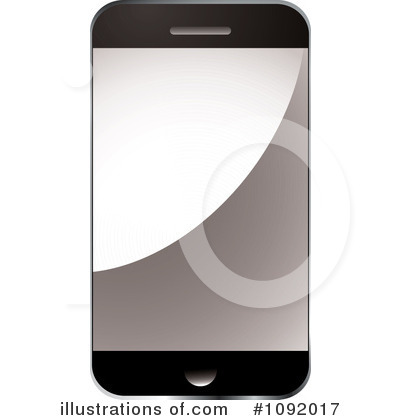 Royalty-Free (RF) Cell Phone Clipart Illustration by michaeltravers - Stock Sample #1092017