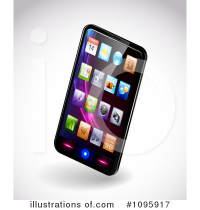 Cell Phone Clipart #1095917 by TA Images